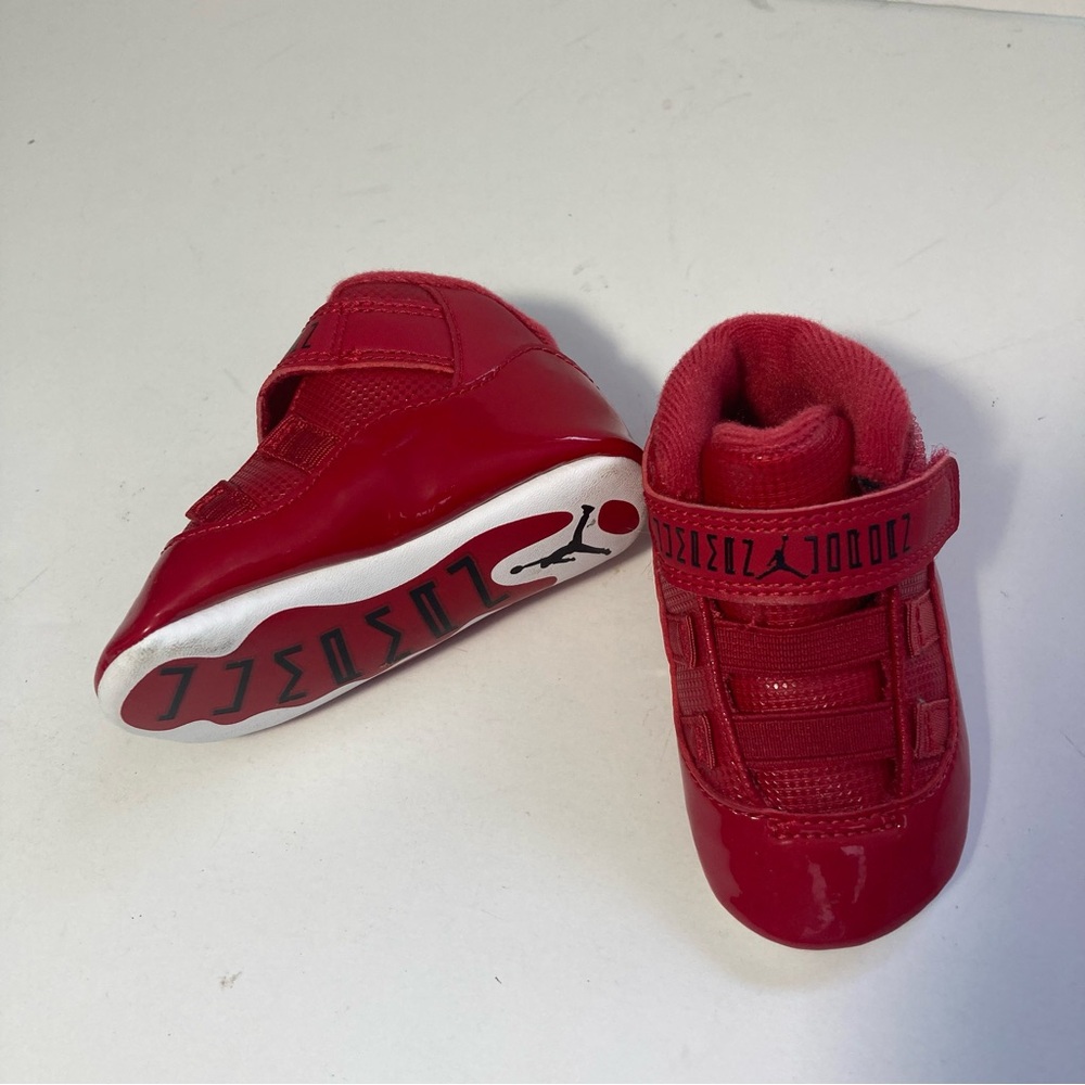 NIKE AIR JORDAN 11 RETRO INFANT “WIN LIKE 96'' SIZE 3C Bootie (378049-623)